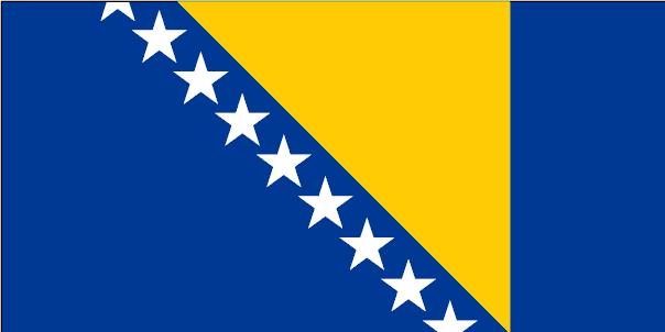 BOSNIJA UN HERCEGOVINA Nozīme ... Autors: filips811 Valstu karogi un to nozīme. Eiropa - 1. daļa