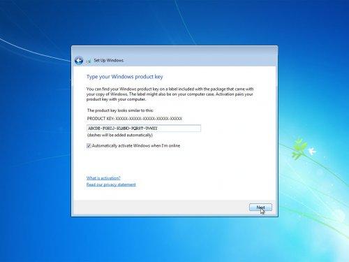 Ieraksti Windows 7 produkta... Autors: Dazzl Kā uzinstalēt windows 7