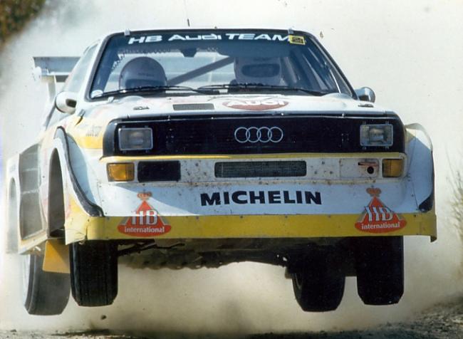 Audi Quattro sāka ražot 1980... Autors: Johnny 3 Tears B-Grupa 3 Daļa Auto.