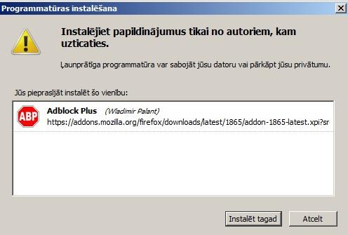 Kā redzms bildē apstiprinam... Autors: satriecosais Tev izbesīja reklāma un tu lieto mozilla ?