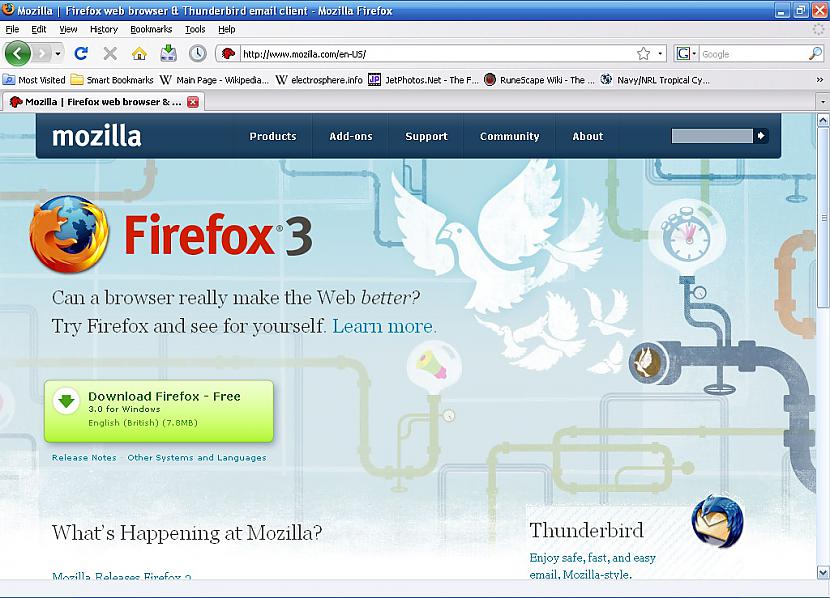 NESEN Firefox 30 2008 gada 17... Autors: The Dictator MŪSU pārlūku attīstība