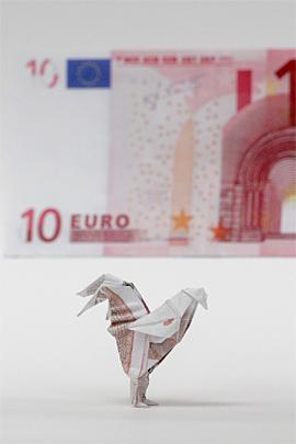 Gailis Autors: blū Money origami