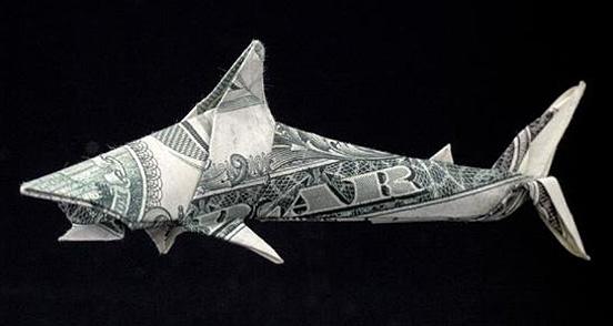 Haizivs Autors: blū Money origami