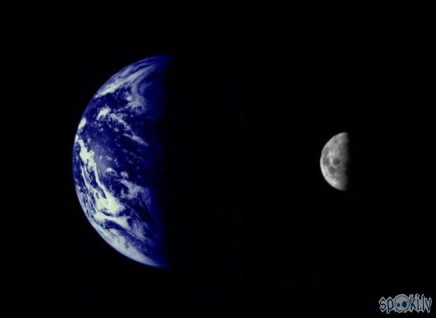 Zeme un Mēness planētu sistēma Autors: Murmuls Mēness