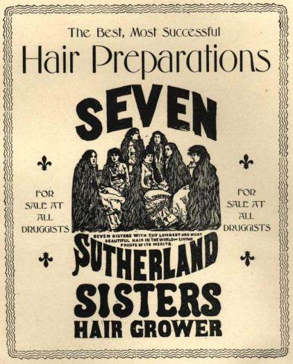 quotSeven Sutherland Sisters... Autors: Sophs Gari,gari,gari,gari mati.