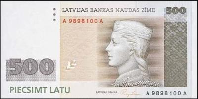 1998 pirmaa 500Ls banknote ar... Autors: KRABMAN 20 GADI JEB apmeram 1/4 DALJA DZIVES