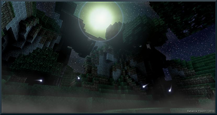 Naktī no visiem stūriem izlien... Autors: TheHugo Minecraft