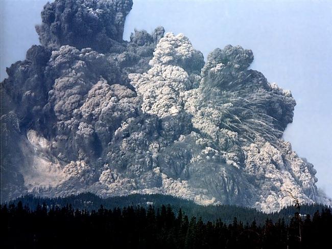 Sekoja briesmīgs sprādziens... Autors: Fosilija Senthelensas vulkāna izvirdums 1980.gadā