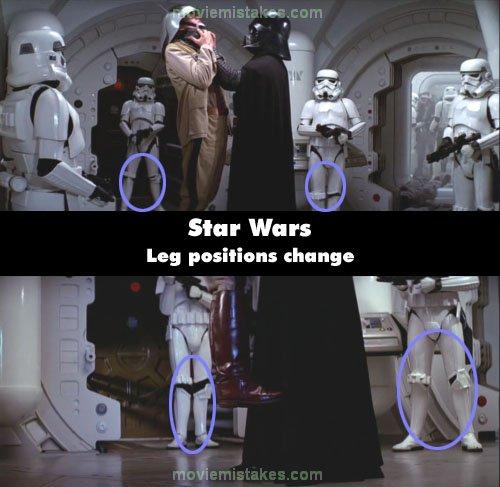  Autors: Fosilija Star Wars filmas kļūdas