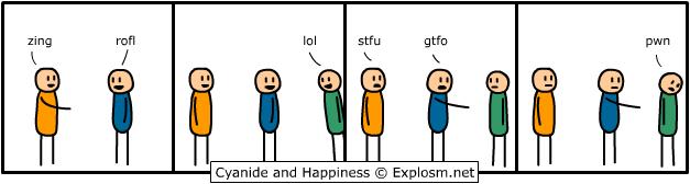  Autors: Pukeee Cyanide & happiness V