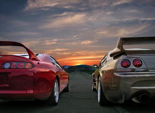 Toyota Supra vs Nissan Skyline Autors: sicklife Random cars.