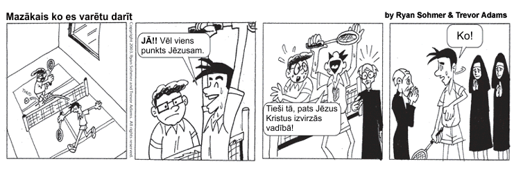  Autors: 4ofAkind Mazākais ko es varētu darīt (Komikss) 1. daļa