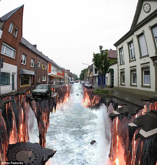  Autors: Duality 3D street art