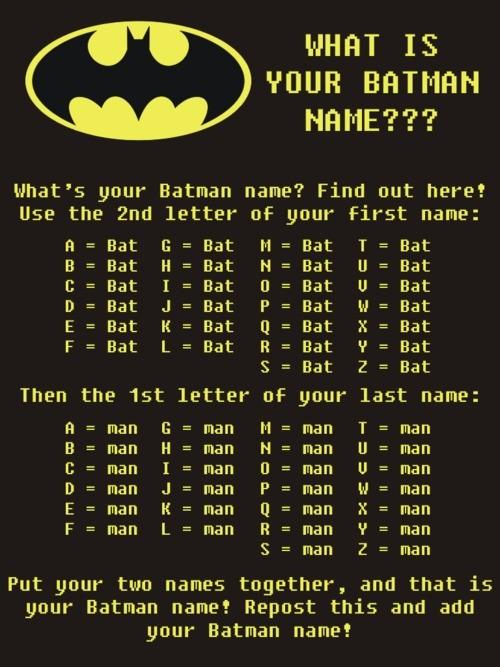atrodu savu Bat Man vardu Autors: Kupcis Random