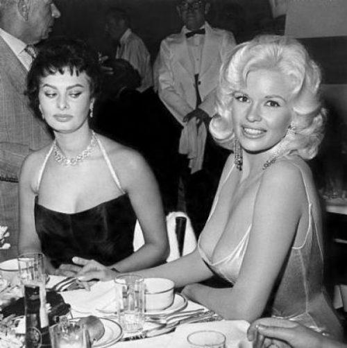 Sophia Loren  Jane Mansfield Autors: im mad cuz u bad Celebs hanging out