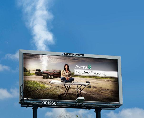 Avera Health Smoking Billboard Autors: battery Kreatīvas reklāmas - 1.daļa