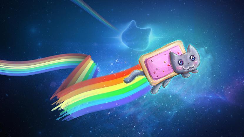 Nyan cat wallpaper P Autors: BikerBoy Nyan cat atgriežas spēlē!