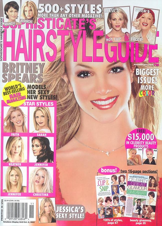 Hairstyle Magazine November... Autors: bee62 Britney Spears Magazines