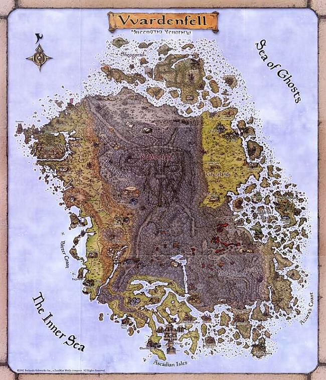 Morrowind kartes platiba ir... Autors: ad1992 The Elder Scrolls evolucija