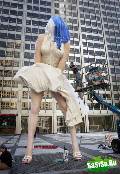  Autors: Tomatiish Marilyn Monro piemineklis Čikāgā!