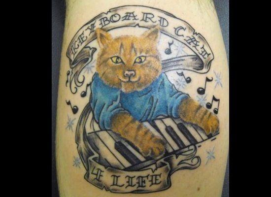 Keyboard cat Autors: kaamis Memes tetovējumi
