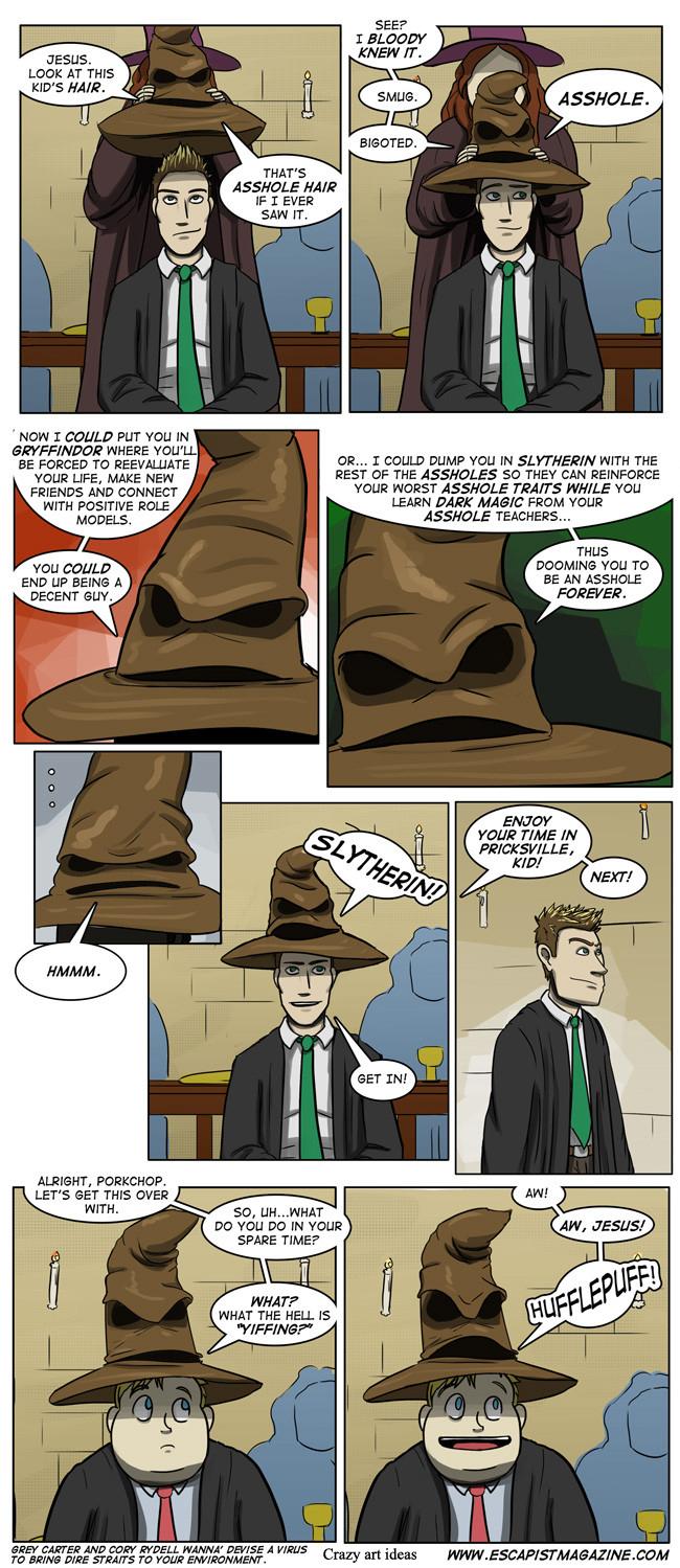  Autors: Dark BUFU A day in the Life of a sorting hat