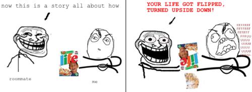 cereal guy Autors: Paulish1998 Cereal guy un rage komiksi:D