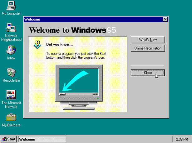 Kurš tad neatcerās Windows 95... Autors: Breds Pits Vecs - Jauns