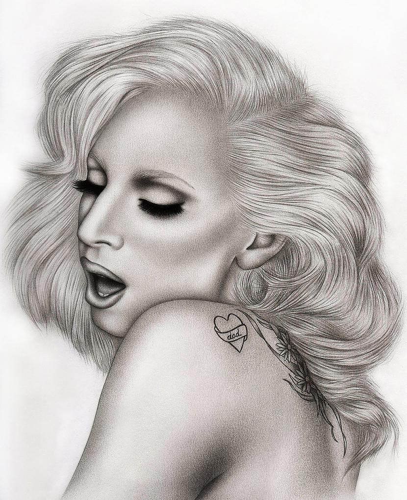  Autors: Fosilija Lady Gagas fanu zīmējumi.