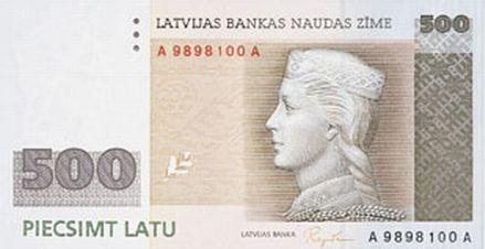 Orģināls 500 Ls Autors: ghost07 Latvijas papīra nauda krāsās