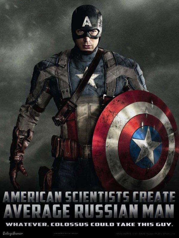 Krievija Autors: Brīnišķīgais Jānis Captain America... but not America!