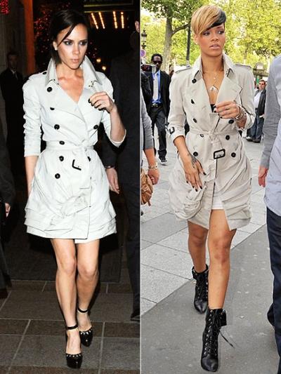 Victorie Beckham un Rihanna Autors: luchianozho07 Slavenības,kuras uzģērbušas vienādas kleitas.;)