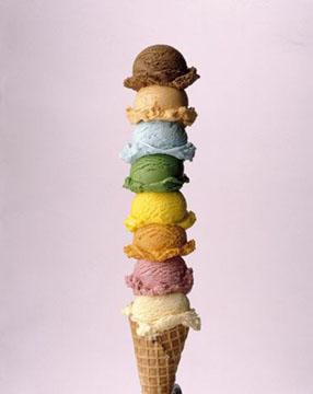 Nogaršo 101 saldējuma šķirni... Autors: zivjuzupa 15 lietas, ko izdarīt šovasar.