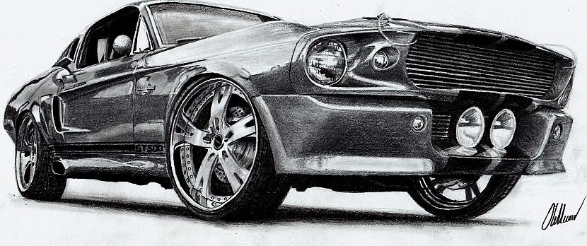 Ford Mustang GT 500 Elianor   ... Autors: OsCar18 Atkal zīmēju!!!