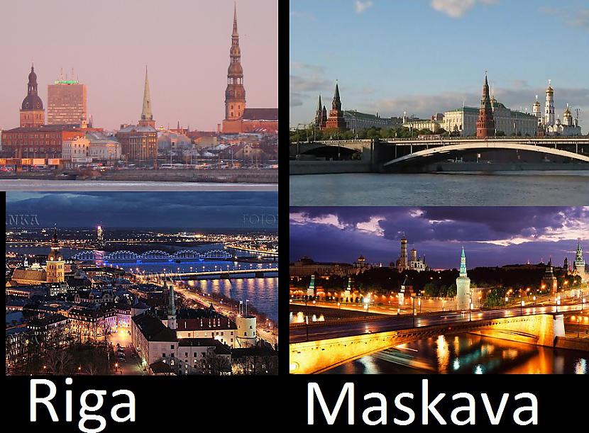 Abu galvaspilsētu panorāmas Autors: ghost07 Rīga vs Maskava