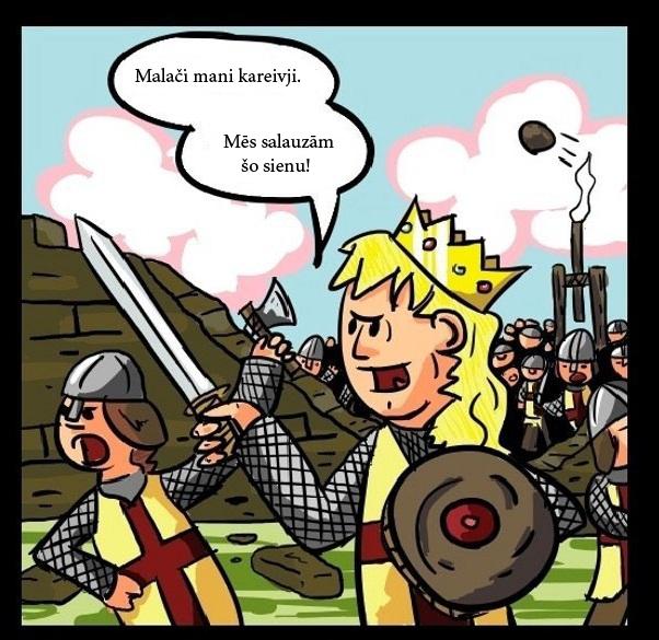  Autors: jumpduckfuckup Karaļa armija salauza sienu!