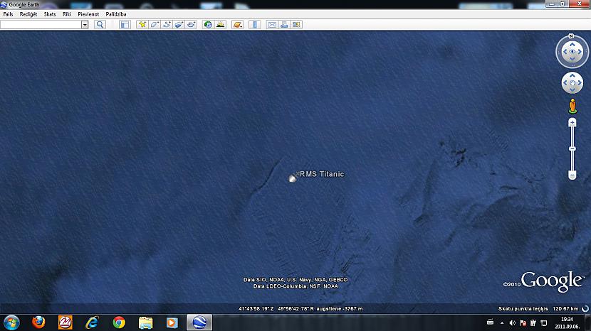 Titanic In Google Earth. - Spoki