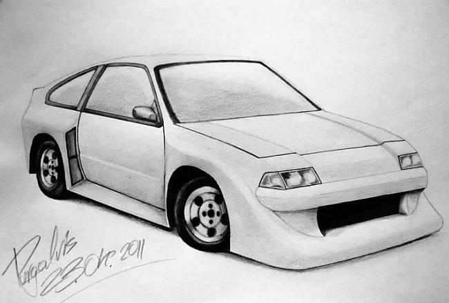 Honda CRX Quatro Autors: LosAngeles Mani zīmējumi! :)