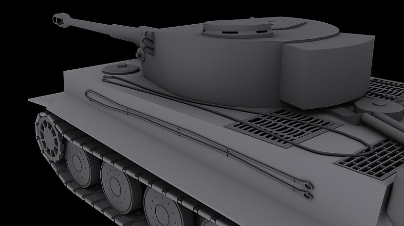 Pieliekam troses un vēl citas... Autors: godie 3DS MAX Panzerkampfwagen Tiger