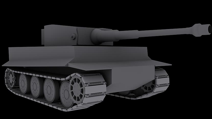 Uzliekam kāpurķēdes Es tās... Autors: godie 3DS MAX Panzerkampfwagen Tiger