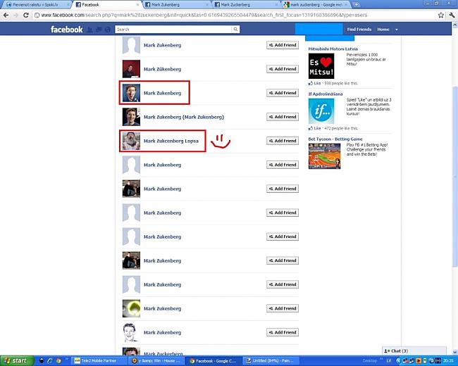 Nu labi vispārībā šādi tādi... Autors: MrGunars Zuckenberga nav Facebooka?