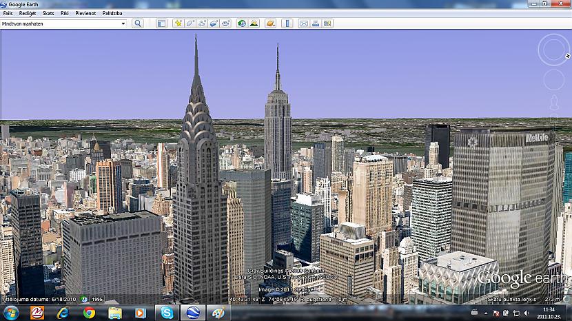 Chrysler building and  Empire... Autors: Amerikas Patriots My New York In GoogleEarth.