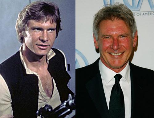 Harrison Ford Han Solo Autors: Edgarinshs Star-wars aktieri pēc 30 gadiem