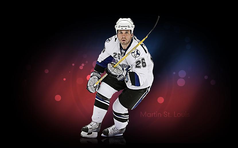 Martin St Louis by Black Star Autors: Pakitoo Hockey Wallpaper's