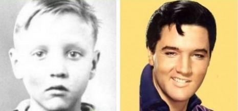 Elvis Presley Autors: Fosilija Kā 20 slavenības izmainījas laika gaitā.