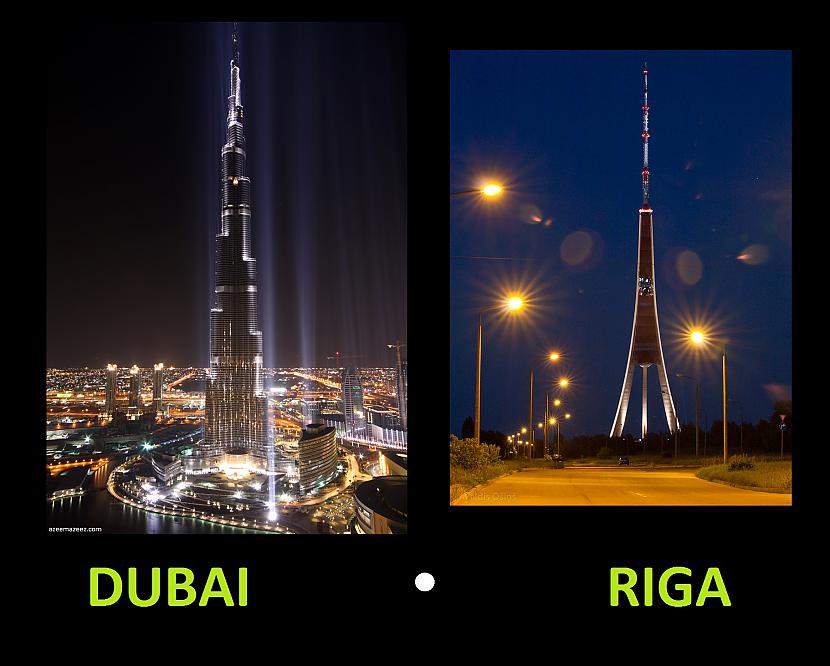 Augstākas celtnes Autors: ghost07 Rīga vs Dubaija