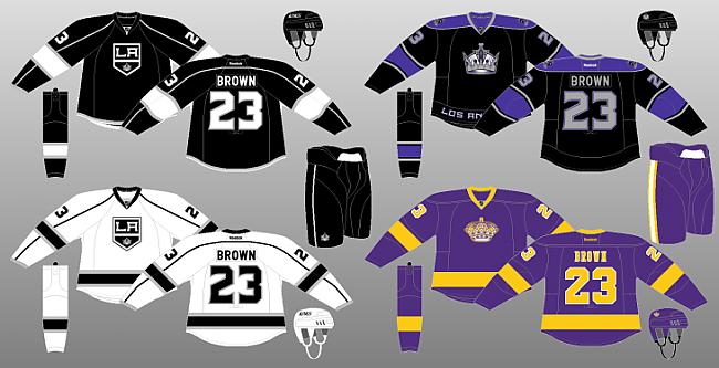 Los Angelos Kings Autors: axell99 2011-2012 gada sezonas NHL uniformas