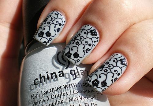  Autors: jurīts Bow, mustache and awesome nails! ♥