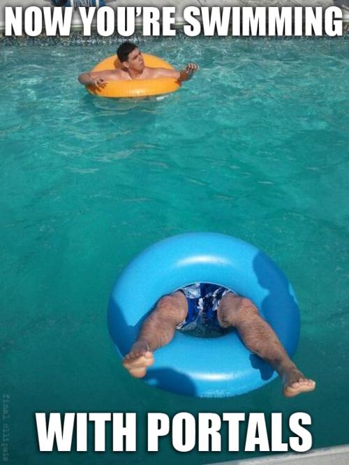 Portal Swiming Autors: Komentetaja Smieklīgas Bildes ( vismaz man tā liekas.)