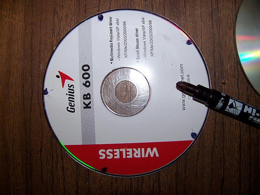 Atzīmē ar marķieri Autors: FonTosteris Ko iesākt ar CD/DVD diskiem? (4.daļa)